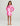 Huk youth Girls Pursuit Cover-Up Dress in Oleander Ombre, UPF 50+ sun protection dress, back view