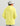 Child wearing bright yellow cotton fleece hoodie, shown from back, with white and gray baseball cap.
