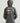 Huk kids' Edisto Fast Badge Terry Hoodie in Dark Shadow, long-sleeve fishing hoodie, front view