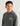 Huk kids' Edisto Fast Badge Terry Hoodie in Dark Shadow, long-sleeve fishing hoodie, fabric and stitching close-up