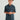 Huk kids' Tide Point Short Sleeve Button Down in Sea Storm, moisture-wicking button-down fishing shirt, front view