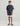 Huk kids' Tide Point Short Sleeve Button Down in Sea Storm, stretch button-down fishing shirt, back view