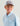Huk kids' Tide Point Short Sleeve Button Down in Coastal Drift, moisture-wicking button-down fishing shirt, front view, alternate angle