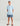 Huk kids' Tide Point Short Sleeve Button Down in Coastal Drift, stretch button-down fishing shirt, back view