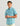 Huk kids' Kona Short Sleeve Button-Down in Marine Blue Mad Marlin, quick-drying button-down fishing shirt, front view, alternate angle