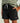 Huk kids' Pursuit Volley Swim Short in Black, quick-drying fishing shorts, fabric and stitching close-up