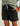 Huk kids' Pursuit Volley Swim Short in Black, quick-drying fishing shorts, fabric and stitching close-up