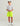 Huk kids' Pursuit Volley Swim Short in Neon Yellow, 4-way stretch fishing shorts, back view