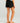 Huk youth Girls Pursuit Volley Swim Short in Black, 4-way stretch fishing shorts, back view