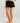 Huk youth Girls Pursuit Volley Swim Short in Black, quick-drying fishing shorts, front view
