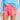 Huk youth Girls Pursuit Volley Swim Short in Neon Coral, quick-drying fishing shorts, front view