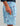 Huk kids' Pursuit Volley Swim Short in Cerulean Dog Fishin, 4-way stretch fishing shorts, fabric and stitching close-up