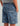 Huk kids' Shoreside Printed Short in Stormy Blue Ocean Palm, stain-release fishing shorts, side profile view