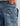 Huk kids' Shoreside Printed Short in Stormy Blue Ocean Palm, antimicrobial fishing shorts, fabric and stitching close-up