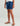 Huk kids' Pursuit America 250 Volley Swim Short in Navy Stars, quick-drying fishing shorts, front view