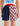 Huk kids' Pursuit America 250 Volley Swim Short in Naval Academy Stars, quick-drying fishing shorts, side profile view