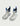 Huk kids' KC Print Rogue Wave Boots in Anchor Fish Chaos, breathable deck boots, front view, additional angle