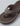 Huk men's Rogue Island Performance Flip-Flop in Mud, stretch performance fishing shirt, fabric and stitching close-up