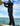 Huk men's Rogue Island Performance Flip-Flop in Sharkskin Estuary Camo, stretch performance fishing shirt, studio product photo, additional view